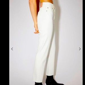 Acne Studios straight fit jeans in white